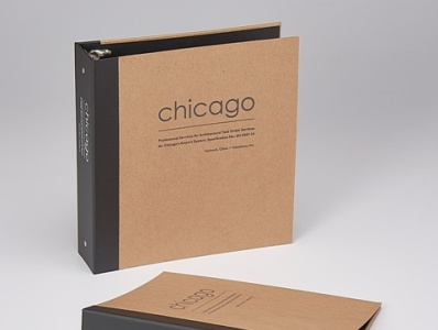 Sneller Creative - HOK chicago Proposal Binders advertising branding custom packaging made in usa marketing packaging presentation packaging promotion promotional packaging sneller