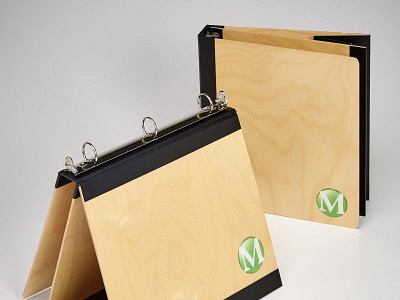 Custom Wood Easel Ring Binders by Sneller advertising branding custom packaging made in usa marketing packaging presentation packaging promotion promotional packaging sneller creative