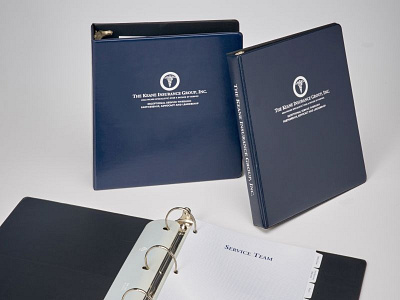 Keane Insurance Group Custom Binders by Sneller