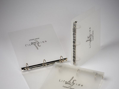 Life Stride Custom See Thru Poly Binders by Sneller advertising branding custom packaging made in usa marketing packaging presentation packaging promotion promotional packaging sneller creative promotions