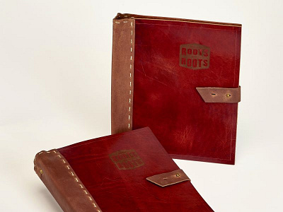 Roots Custom Leather Binders by Sneller