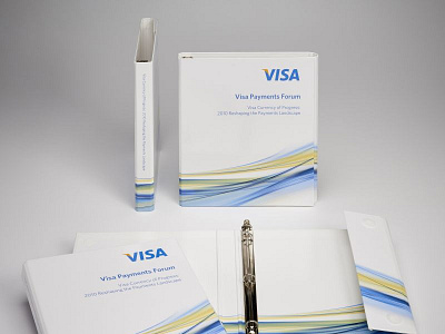 VISA Custom Ring Binders Marketing Materials by Sneller advertising branding custom packaging made in usa marketing packaging presentation packaging promotion promotional packaging sneller creative promotions