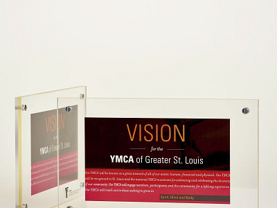 YMCA Custom Plaque by Sneller advertising branding custom packaging made in usa marketing packaging presentation packaging promotion promotional packaging sneller creative promotions