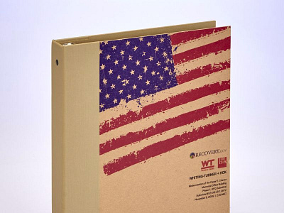 American Flag Custom Marketing Binder by Sneller advertising branding custom packaging made in usa marketing packaging presentation packaging promotion promotional packaging sneller creative promotions