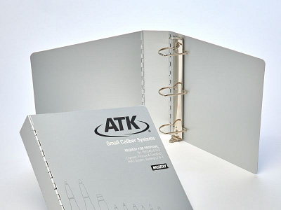 ATK Binders Custom Aluminum Binders by Sneller advertising branding custom packaging made in usa marketing packaging presentation packaging promotion promotional packaging sneller