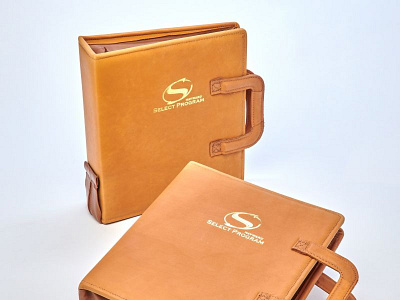 Hayward Custom Leather Handle Binders by Sneller