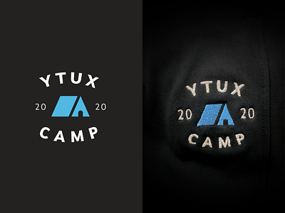 YTUX Camp swag branding camp embroidery illustration logo swag vector