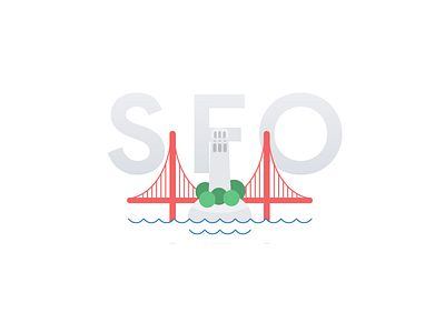 San Francisco, CA cities cityscape illustration illustrator san francisco sf skyline vector