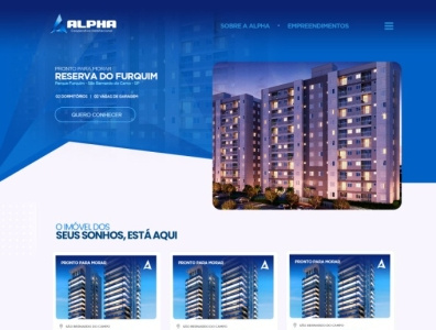 Landing Page Alpha Construtora