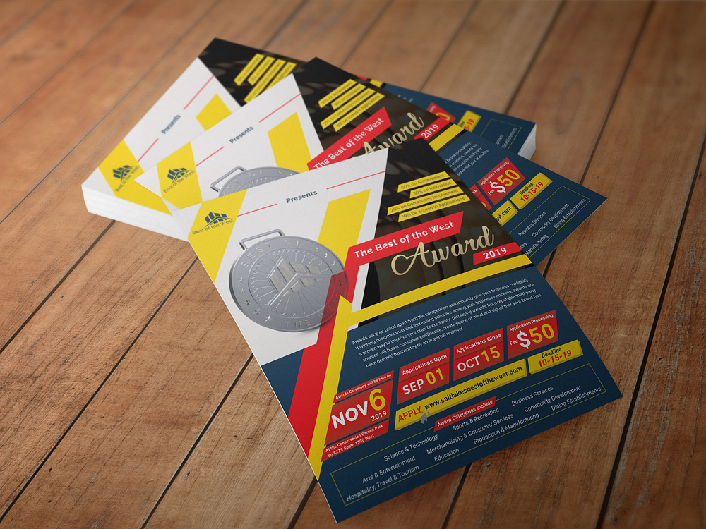 Award Flyer designs, themes, templates and downloadable graphic ...