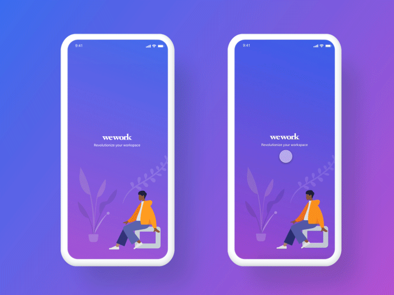 Wework app redesign