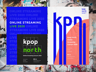 Kpop north 2020 Branding Poster branding concert kpop logo music poster