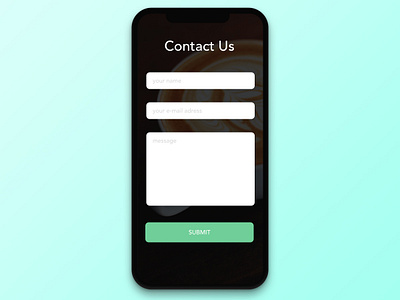 #028 Contact Us | Daily UI