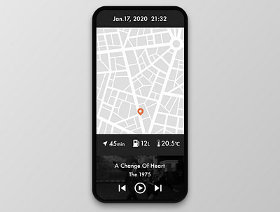 #034 Car Interface | Daily UI daily ui