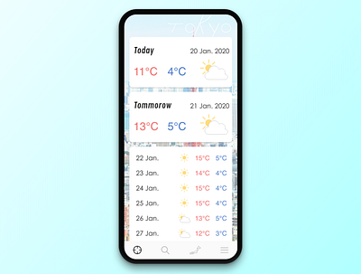 #037 Weather | Daily UI daily ui