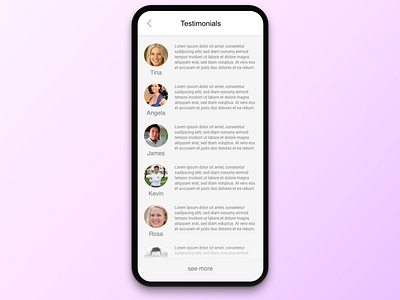 #039 Testimonials | Daily UI