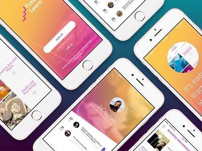 Future Learn App Concept app ios learning ui ux