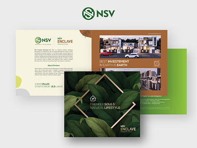 NSV Branding branding design brochure design logos