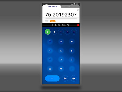 Daily Ui - 04   Calculator UI Design