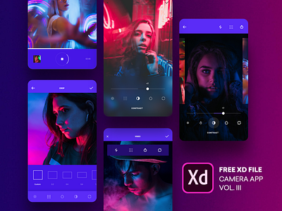 Camera & Photo editing app III adobexd appdesign design dribbblers free ui freebie inspiration interaction interface iosinspiration minimal photos ui uidesign uitrends userexperience userinterface ux uxdesignmastery wireframe