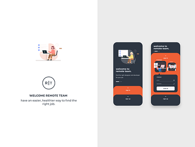 Remote Team Product UI/UX Application android animation app apple application creative freelance illustration ios job product ui product ux ui uidesign uiux user interface ux uxdesign