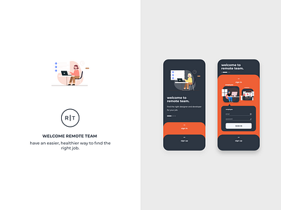Remote Team Product UI/UX Application