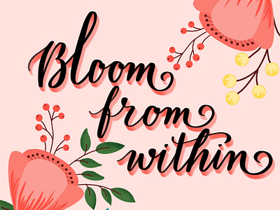 Bloom from within