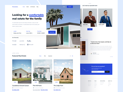 Perumahan - Real Estate Landing Page