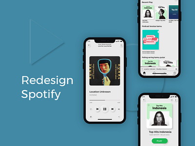 Redesign Spotify with Neumorphism adobe illustrator blue design mobile mobileapp music app spotify typography ui ui8net uidesign uiux ux