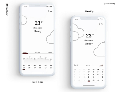 About weather Interface design icon ui ux weather