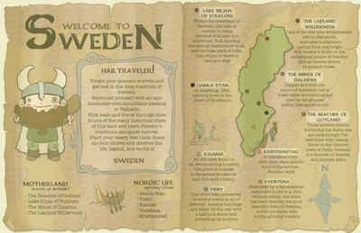 Travel Sweden humor map sweden travel viking