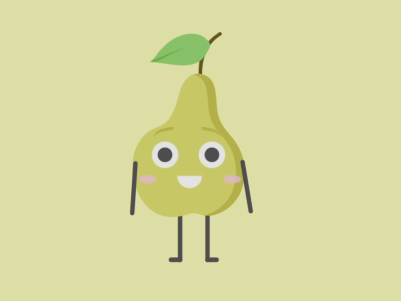 Pear by Emily Sarah on Dribbble