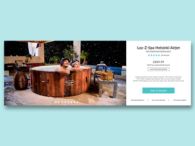 Lay Z Spa Product Page design e commerce e commerce website ecommerce gallery lato minimal photoshop product page typography ui ui card ui design ux ux design web design website
