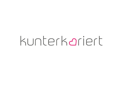 my new logo for "kunterkariert"