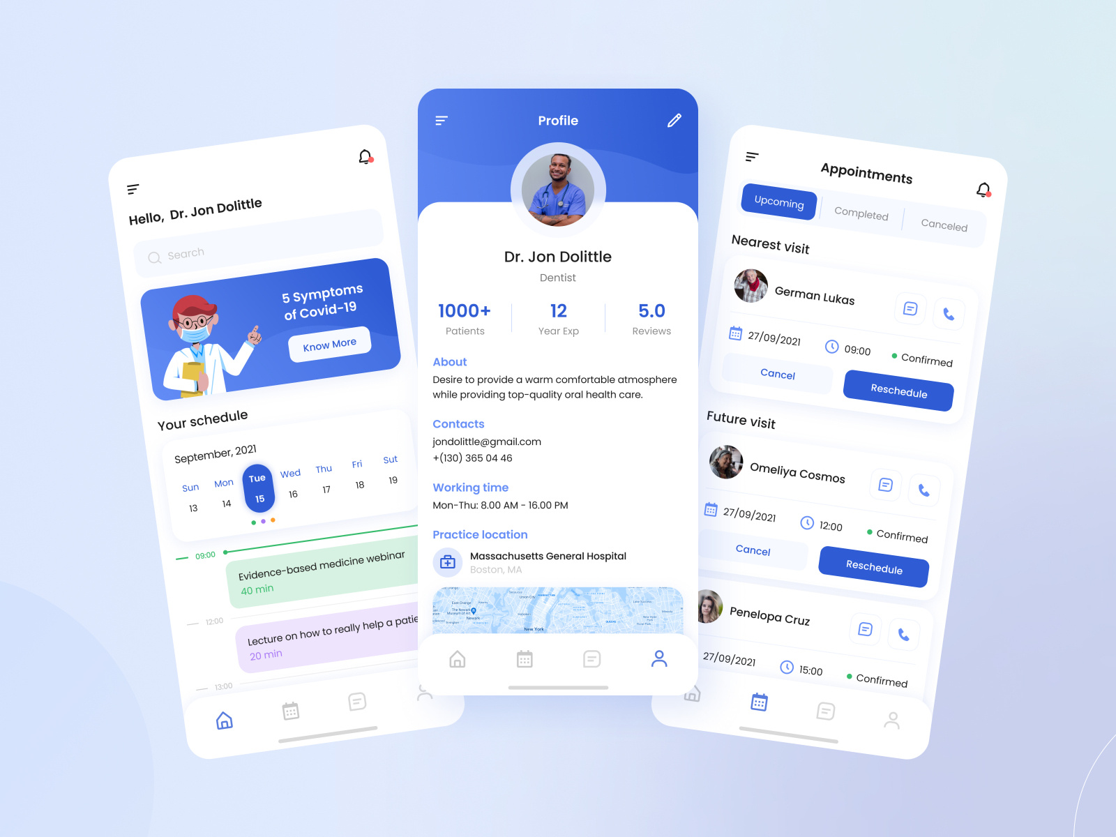 Medical App for Doctors by VRG Soft on Dribbble