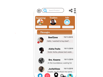 African Trading Mobile UI design figmaafrica messaging app mobileuidesign uidesign