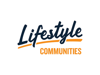 Lifestyle Communities branding graphic design lettering lettering challenge logo logo design logotype typography