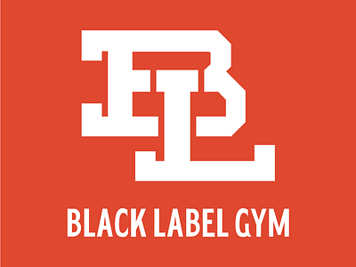 Black Label Gym branding graphic design illustration lettering lettering challenge logo logo design logo type logotype monogram design monogram letter mark monogram logo monograms typography