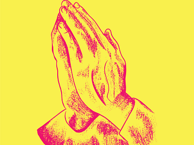 Praying Hands design graphic design illustration