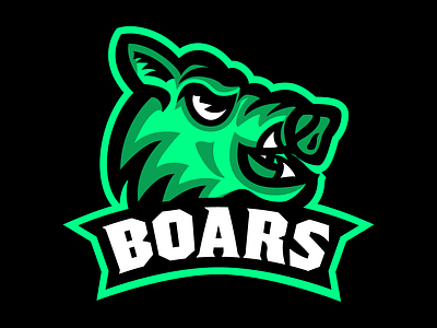 Boars branding custom typography design graphic design illustration lettering logo mascot mascot character mascot design mascot logo sports sports branding sports design sports logo sportswear typography vector