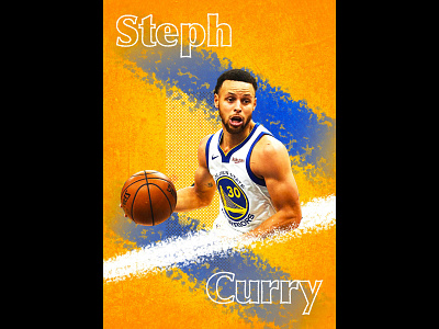 Steph Curry advertising basketball basketball player collage collage art editorial art editorial design editorial illustration editorial layout graphic design nba photoshop photoshop art photoshop brush photoshop painting poster poster art sports sports branding sports design