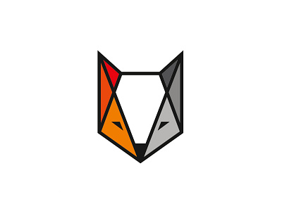 Wilk i Lis fox logotype wolf