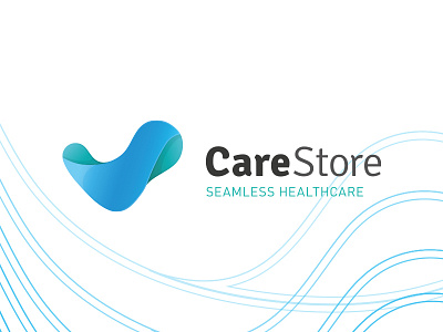 CareStore heart logotype medicine