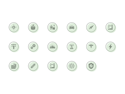 Icon set for Alica design icon set iconography ui vector