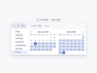 Date Range Picker