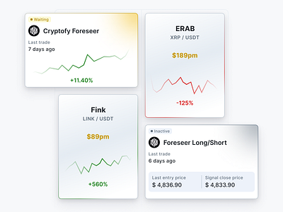 🎴 Crypto cards card design cards components crypto design interface light mode typography ui ui design user experience user interface ux ux design