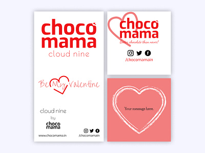 Chocomama Valentine S Day branding chocolate chocomama design label logo product product design sticker