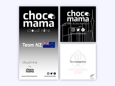 Chocomama Cricket branding chocolate chocomama cricket design label logo product product design sticker