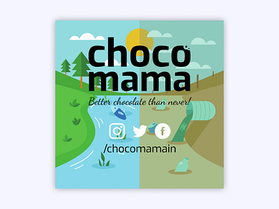 Chocomama - Protect Earth branding chocolate chocomama design label logo pollution product product design