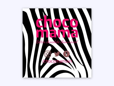 Chocomama 3 branding chocolate chocomama design label logo product product design sticker